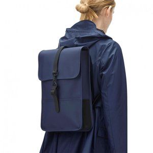 Rains Waterproof Backpack - Navy and unisex
